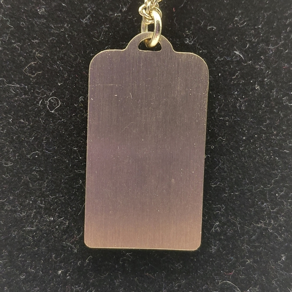 Chanel ID Dog Tag Charm Long Necklace. 31 RUE CAMBON PARIS - Picture 3 of 11
